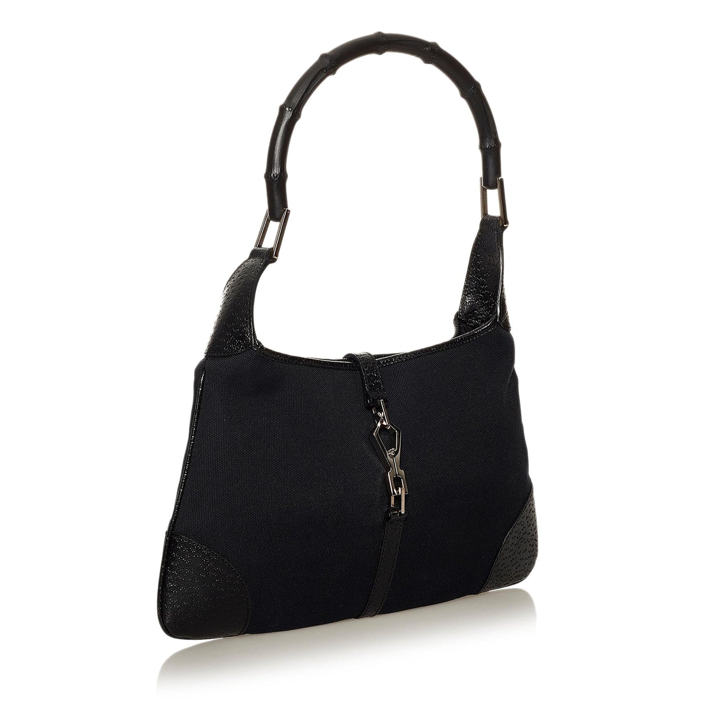 Gucci Bamboo Jackie Canvas Handbag