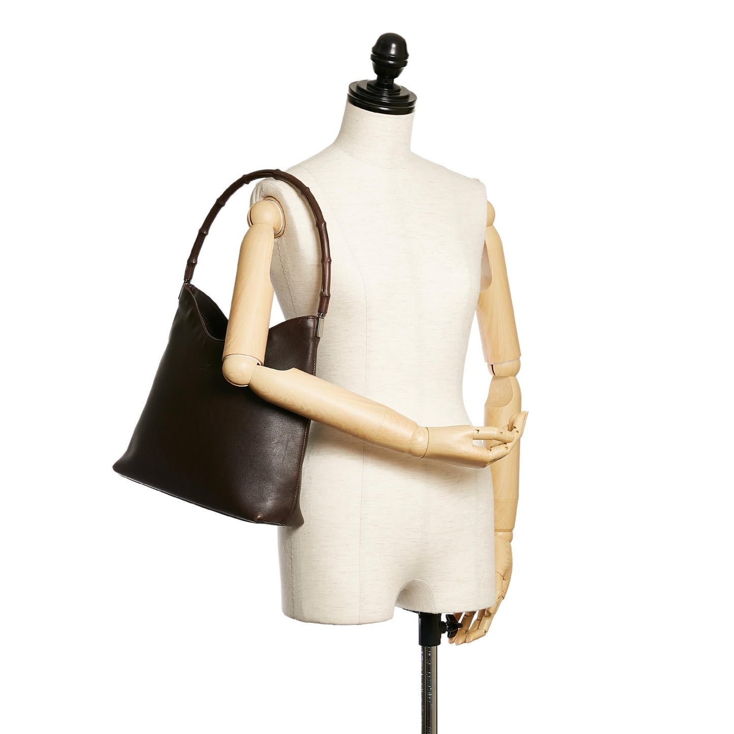 Gucci Bamboo Leather Shoulder Bag