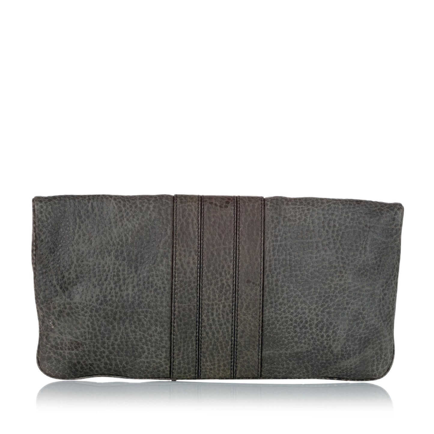 Gucci Bamboo Lucy Leather Clutch Bag