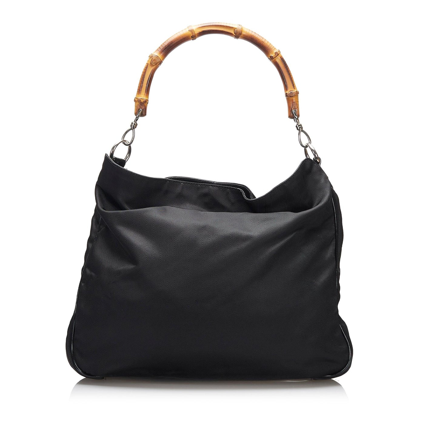Gucci Bamboo Nylon Satchel (SHG-3w9q8z)