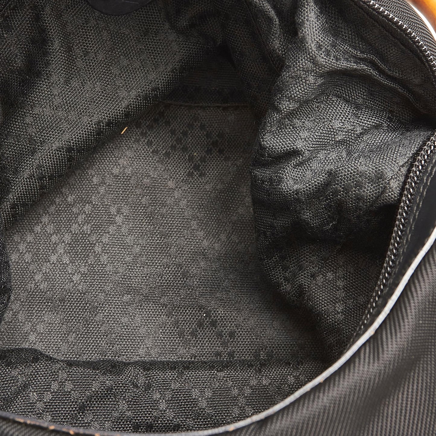 Gucci Bamboo Nylon Shoulder Bag