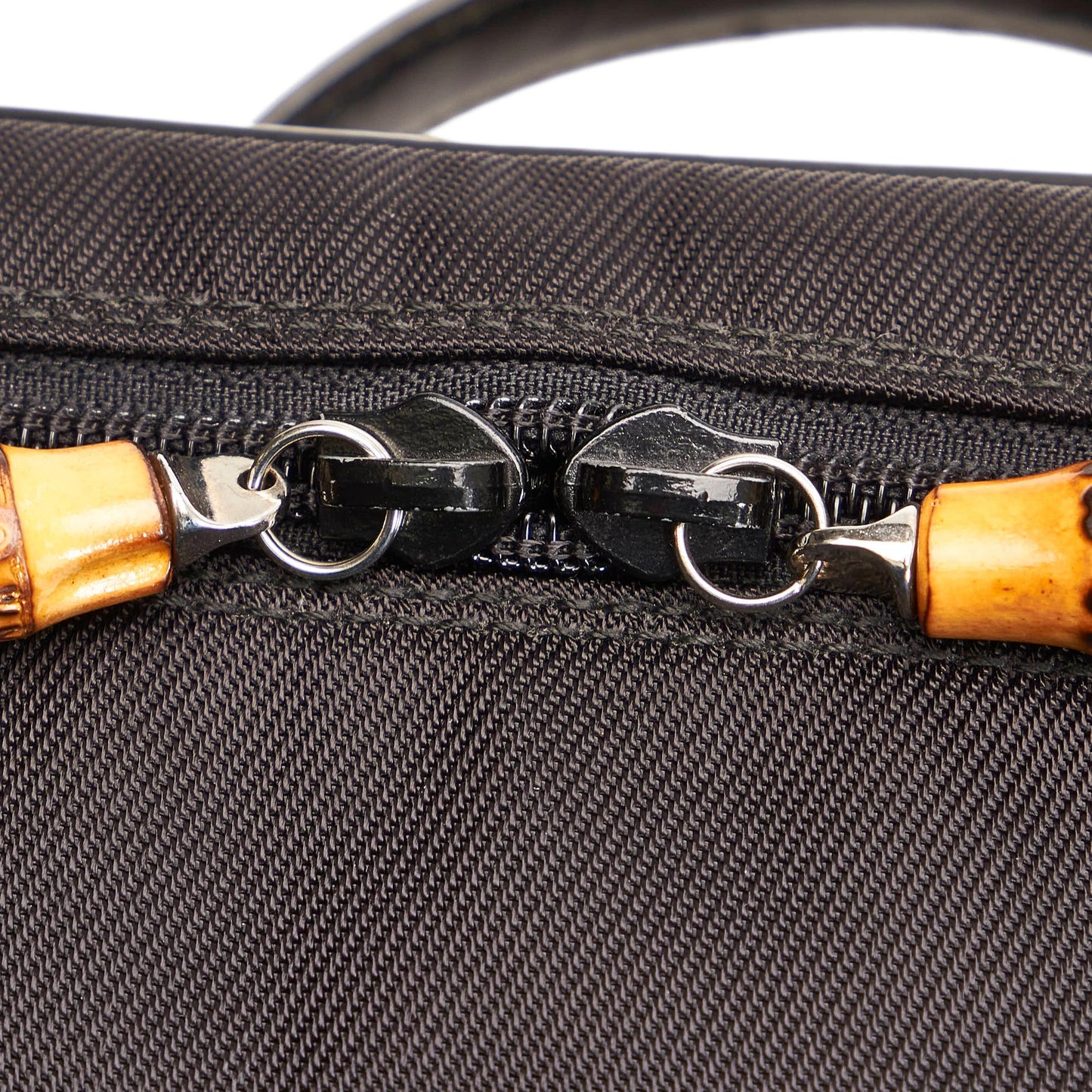 Gucci Bamboo Nylon Vanity Bag