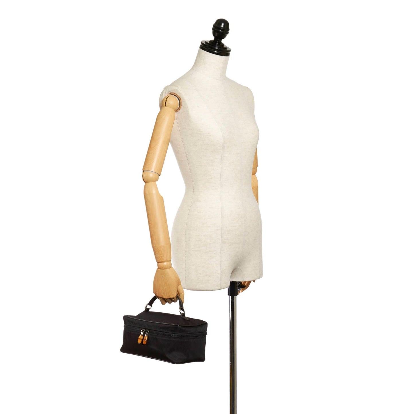 Gucci Bamboo Nylon Vanity Bag