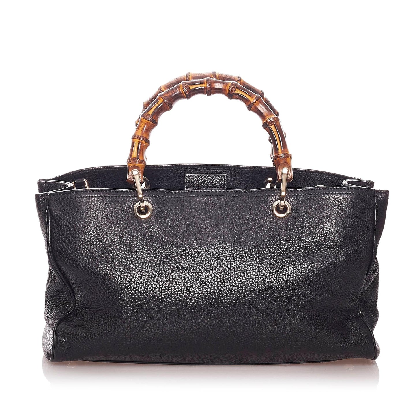 Gucci Bamboo Shopper Leather Handbag