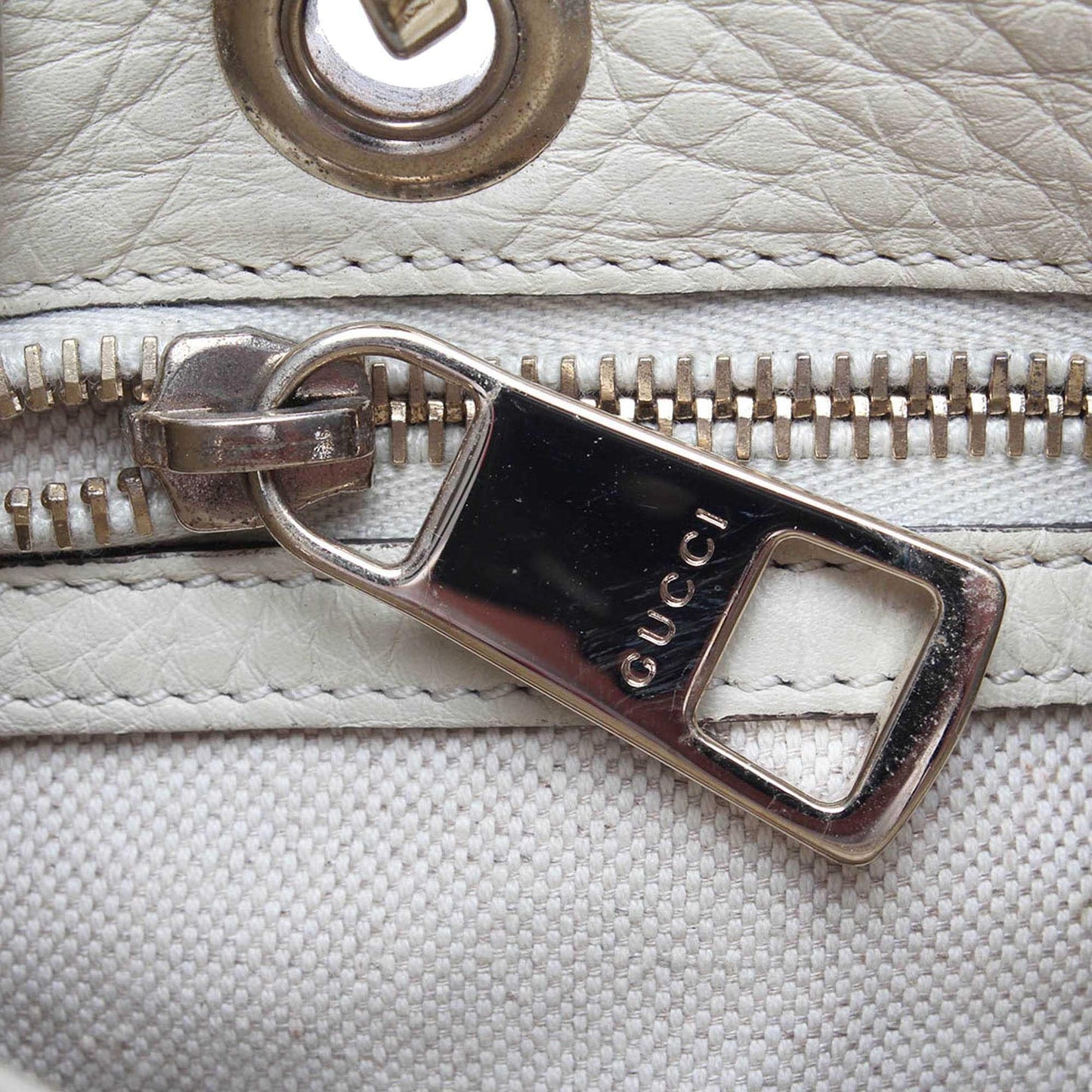 Gucci Bamboo Shopper Leather Satchel