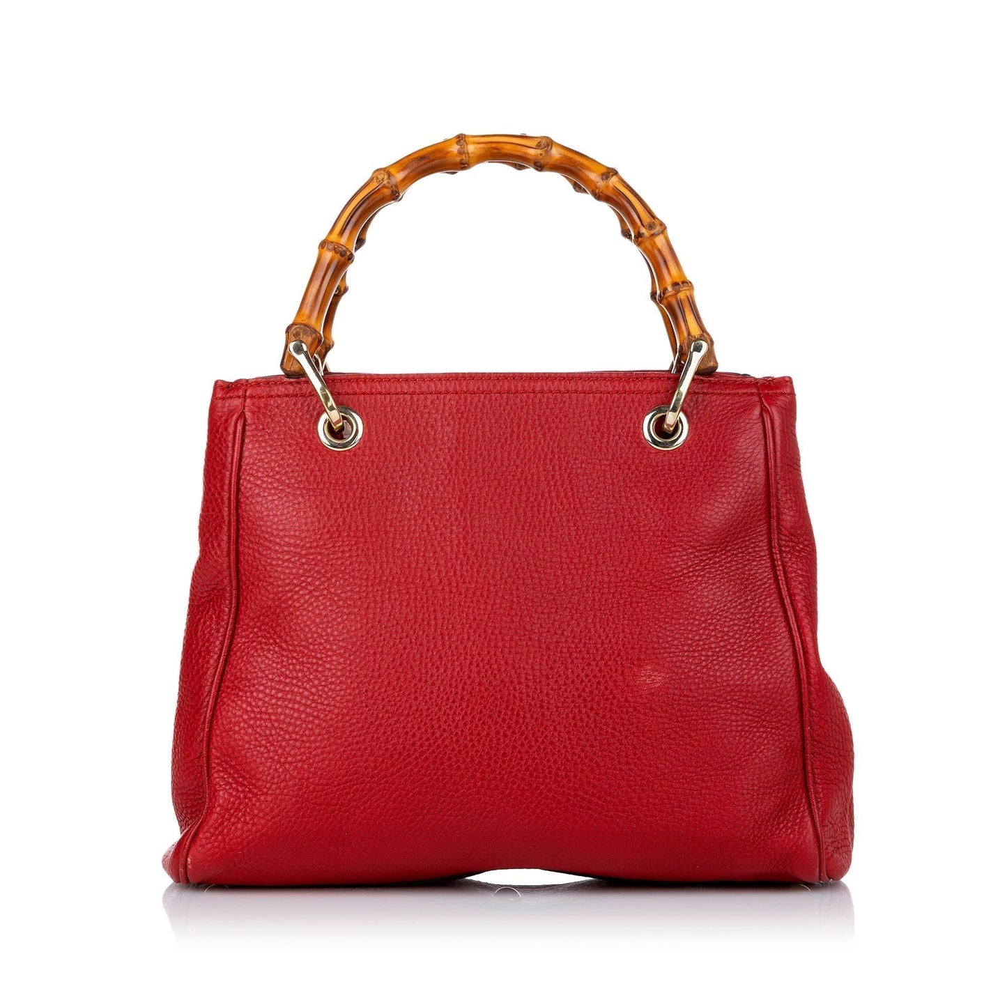 Gucci Bamboo Shopper Leather Satchel