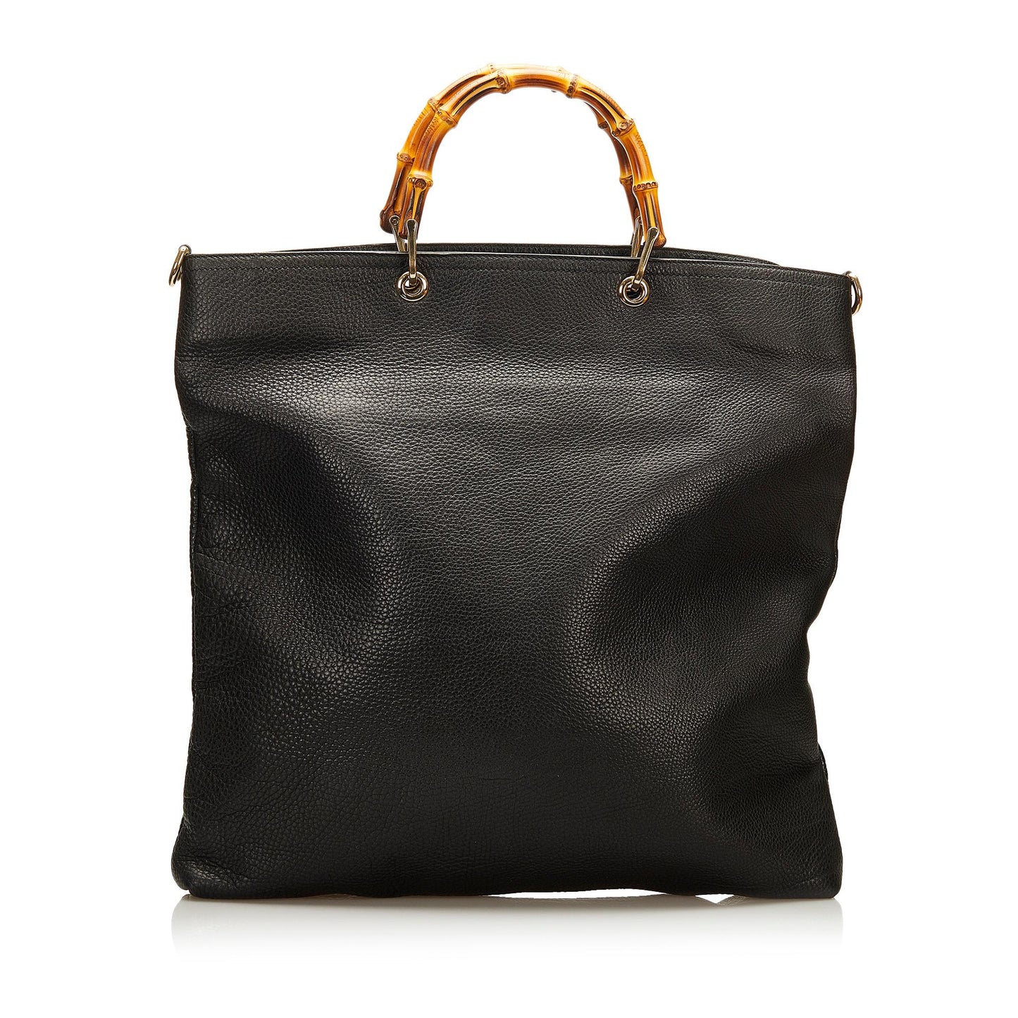 Gucci Bamboo Shopper Leather Satchel