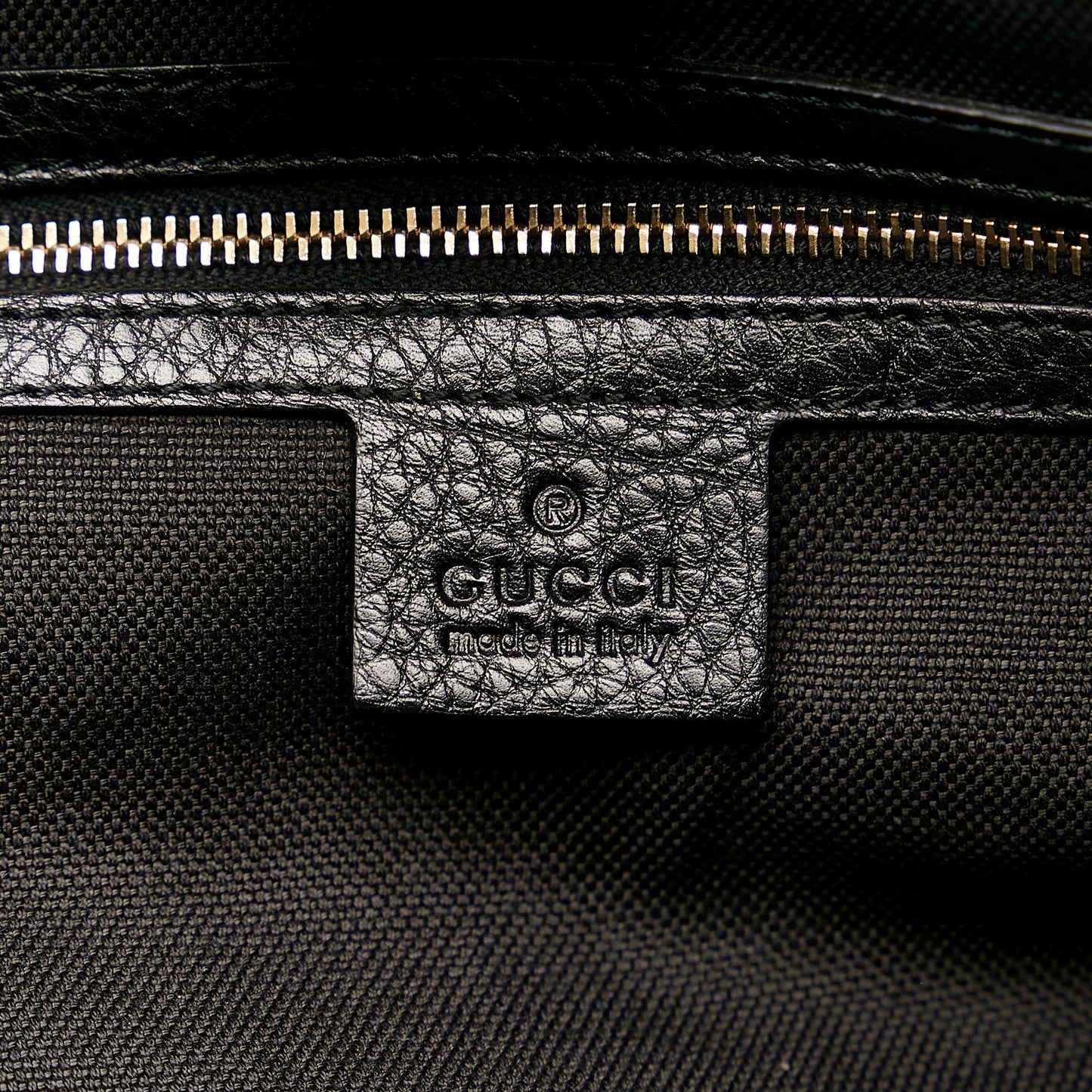 Gucci Bamboo Shopper Leather Satchel