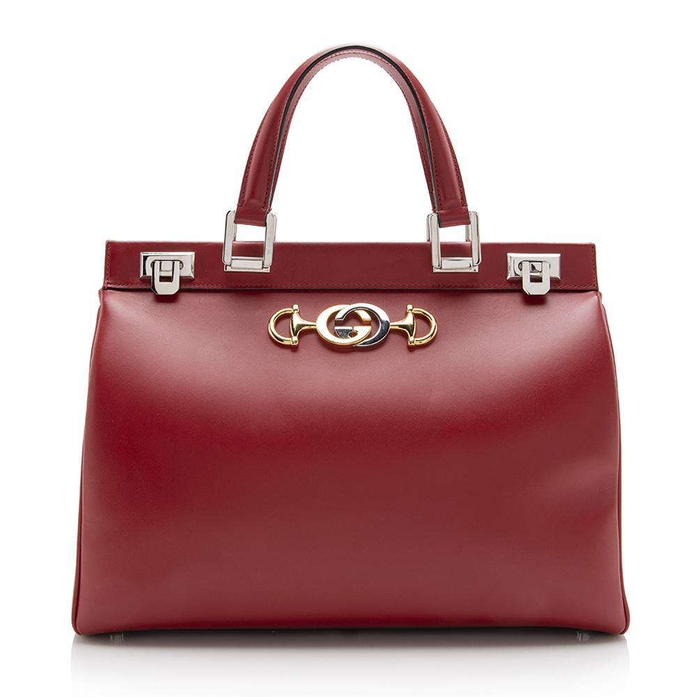 Gucci Calfskin Zumi Convertible Tote (SHF-14170)
