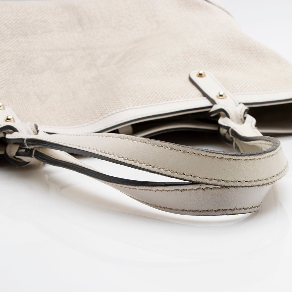 Gucci Canvas Craft Small Tote