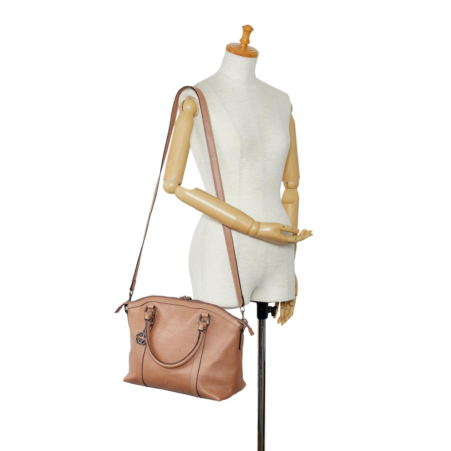 Gucci Convertible GG Charm Dome Satchel (SHG-dxPpi8)