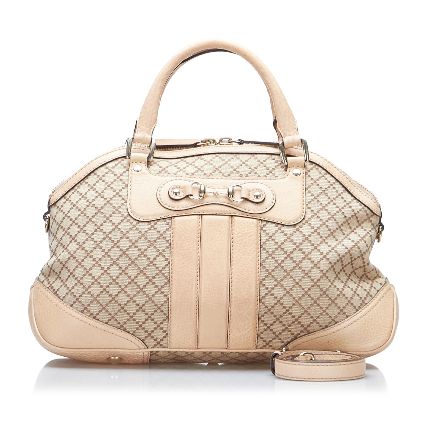 Gucci Diamante Horsebit Catherine Satchel (SHG-AULKnN)