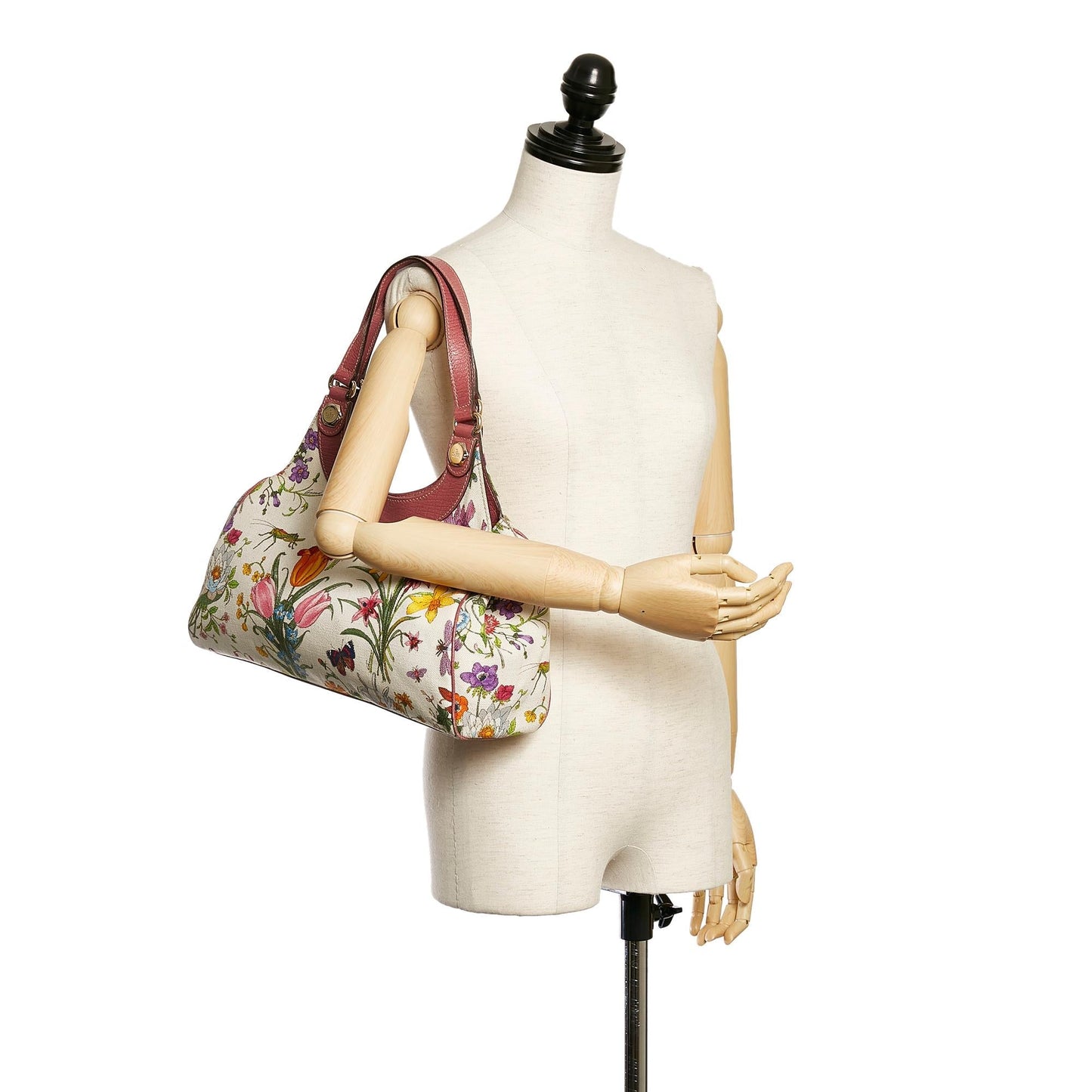 Gucci Flora Canvas Shoulder Bag