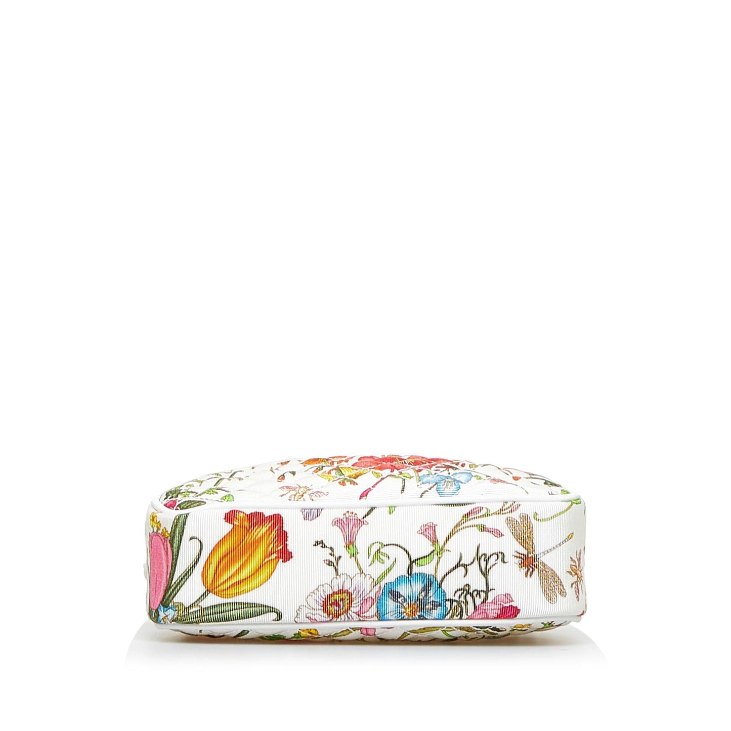 Gucci Flora Trapuntata Mini Canvas Crossbody Bag (SHG-jDooXz)