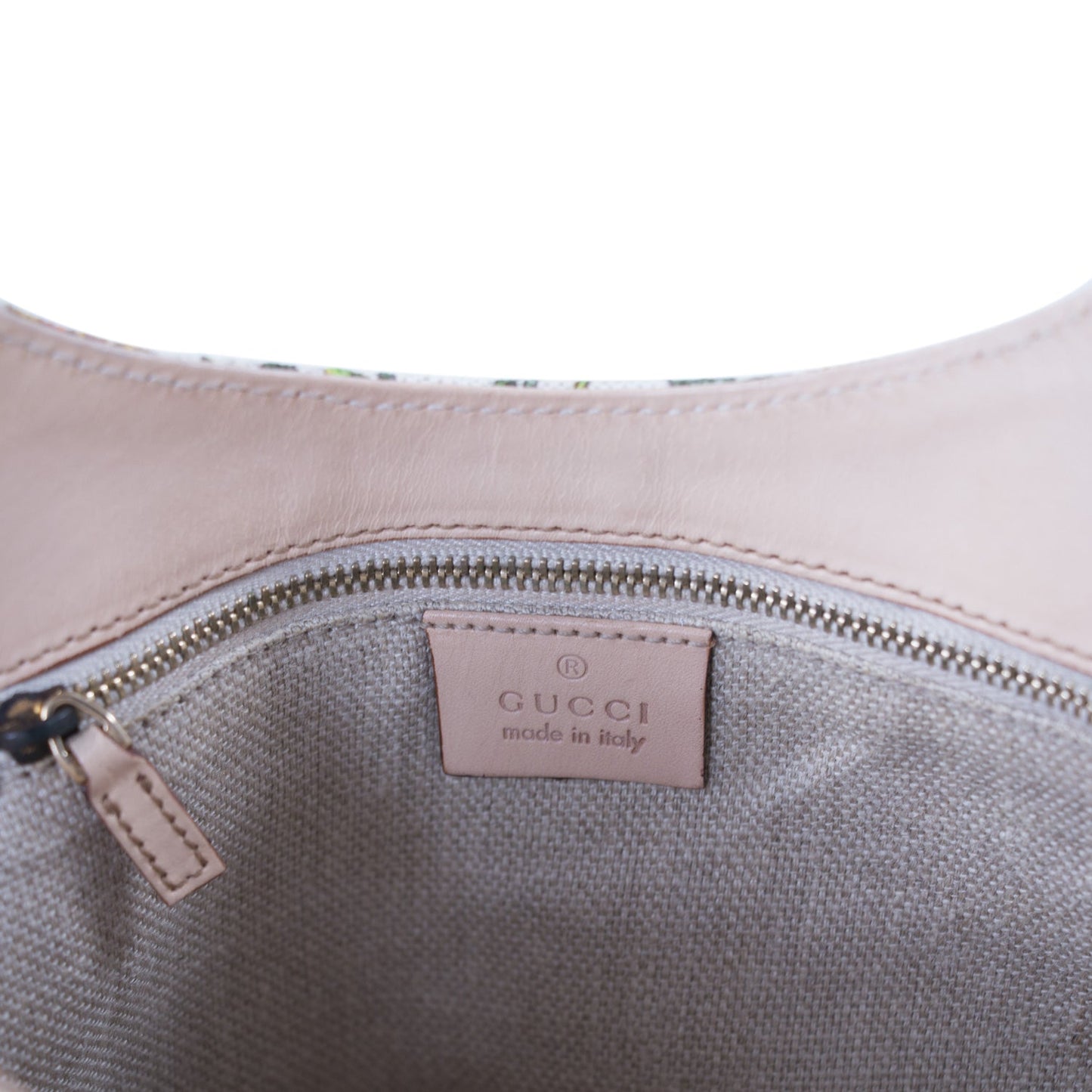 Gucci Floral Bamboo Bucket Bag