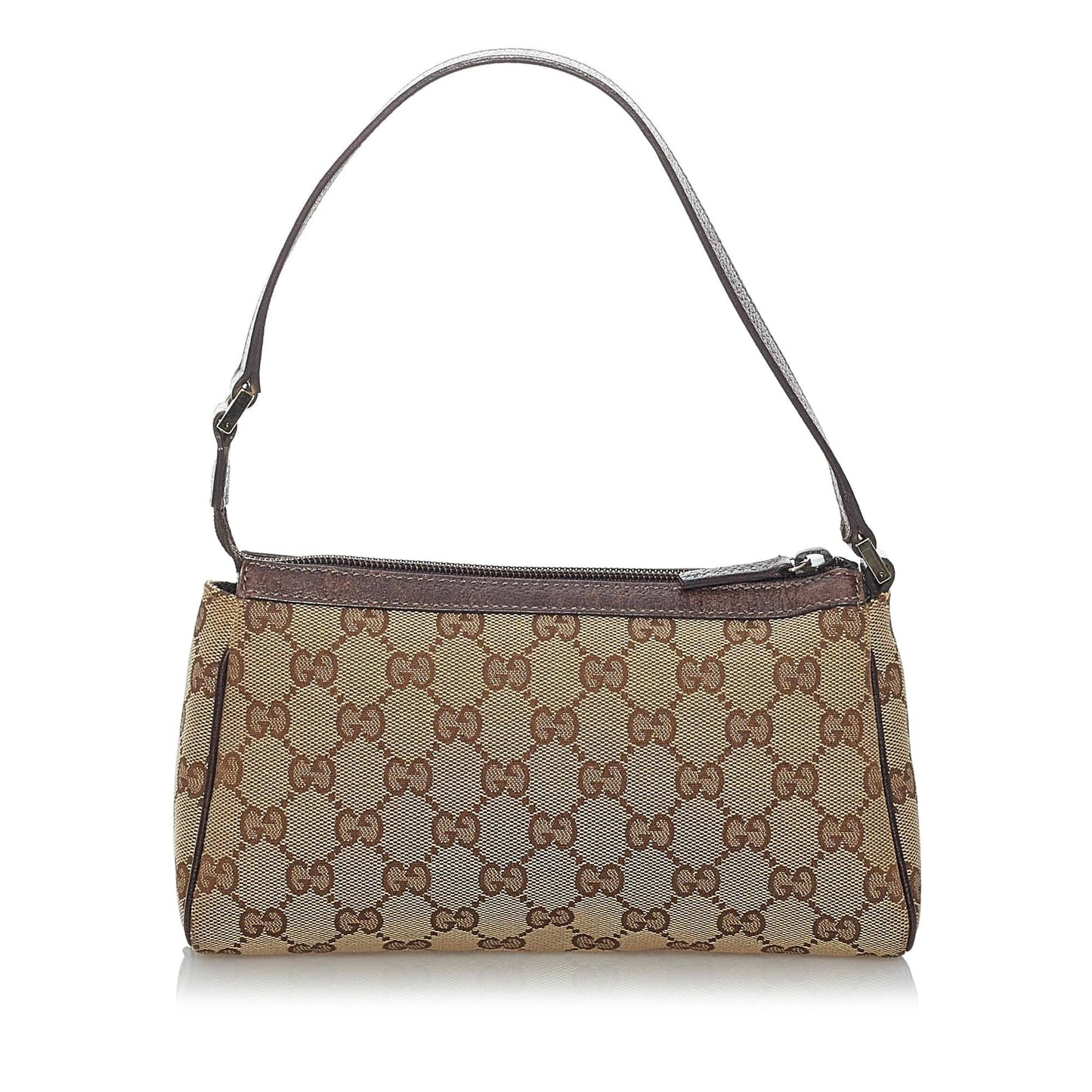 Gucci GG Abbey D-Ring Canvas Baguette