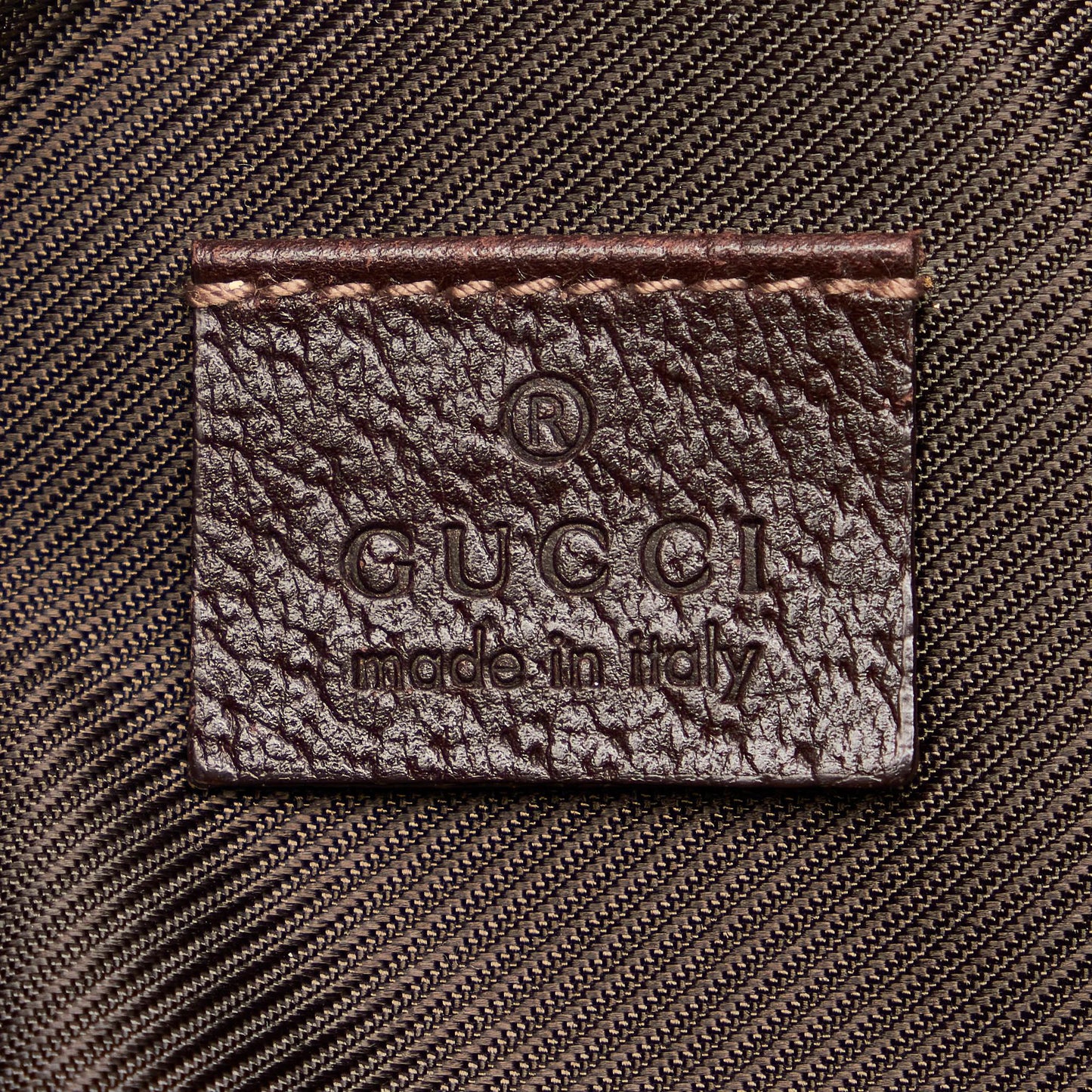 Gucci GG Abbey D-Ring Canvas Baguette