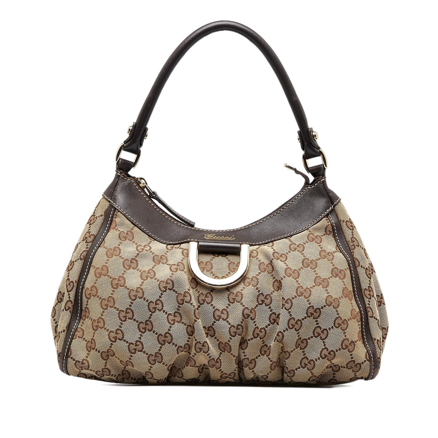 Gucci GG Canvas Abbey D-Ring Handbag (SHG-9znrC6)