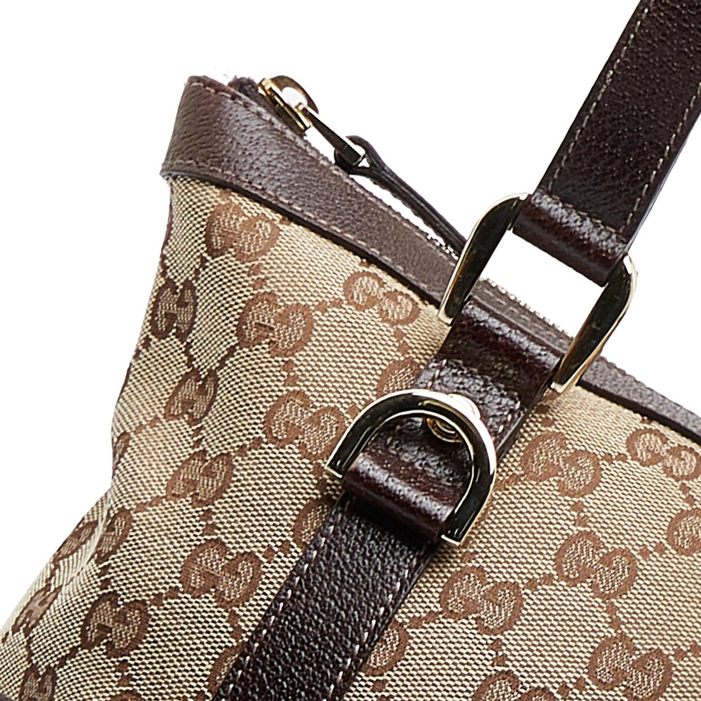 Gucci GG Canvas Abbey D-Ring Handbag (SHG-UGK58w)