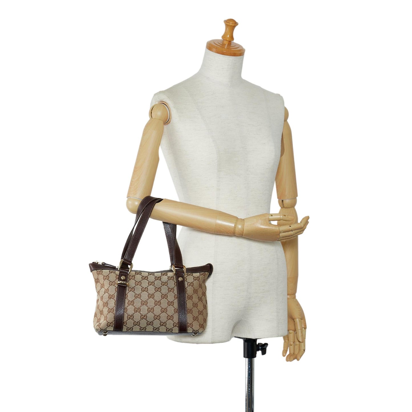 Gucci GG Canvas Abbey D-Ring Handbag (SHG-UGK58w)