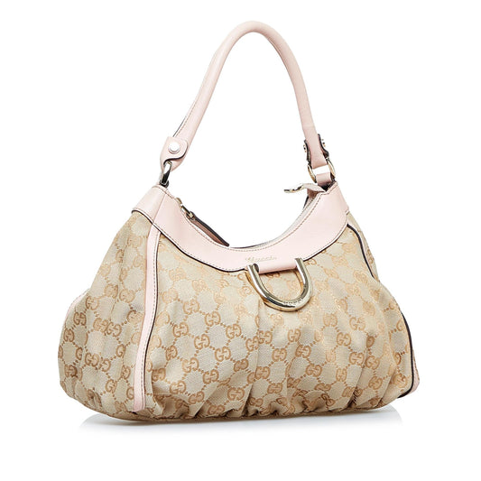Gucci GG Canvas Abbey D-Ring Handbag (SHG-jGDZNJ)