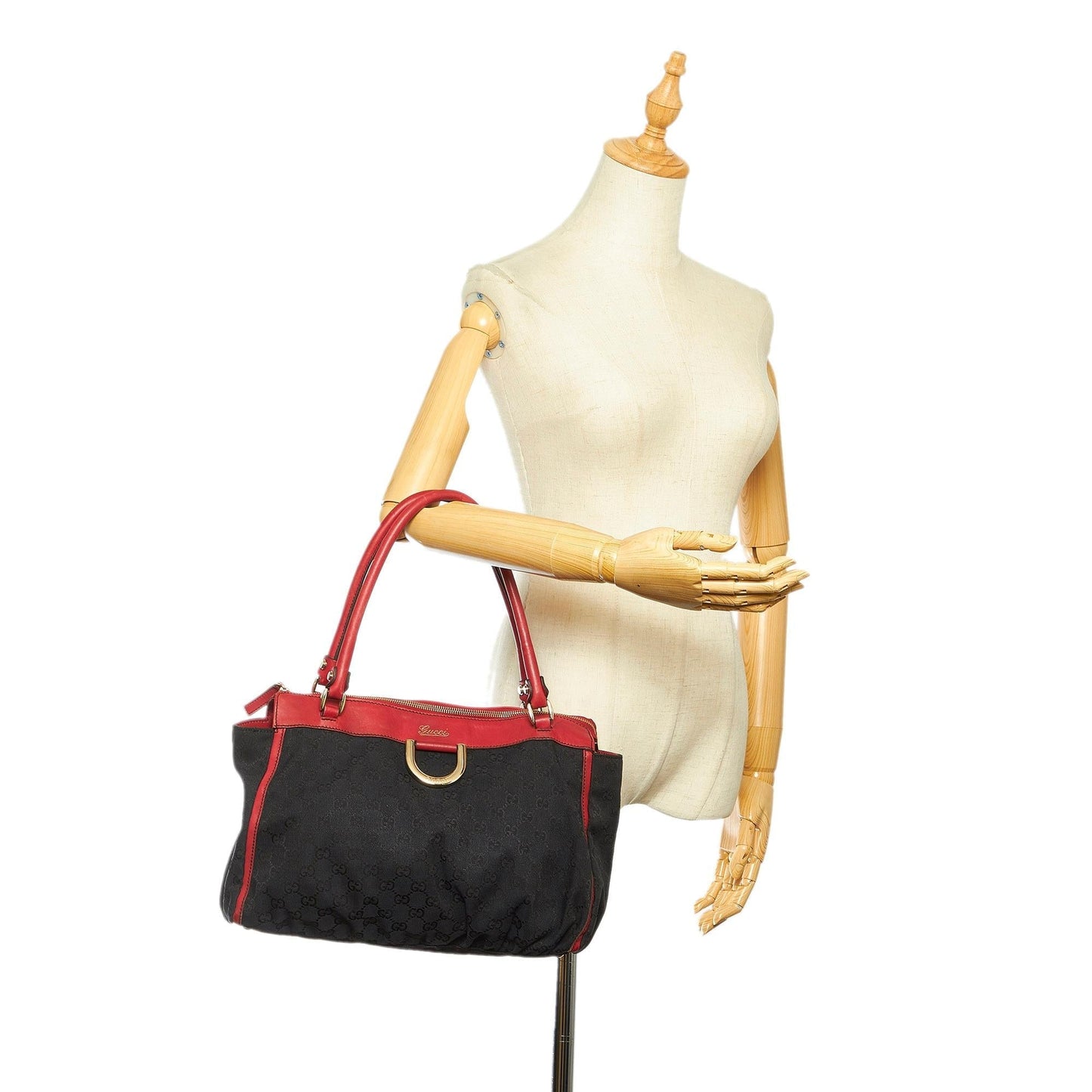 Gucci GG Canvas Abbey D-Ring Shoulder Bag