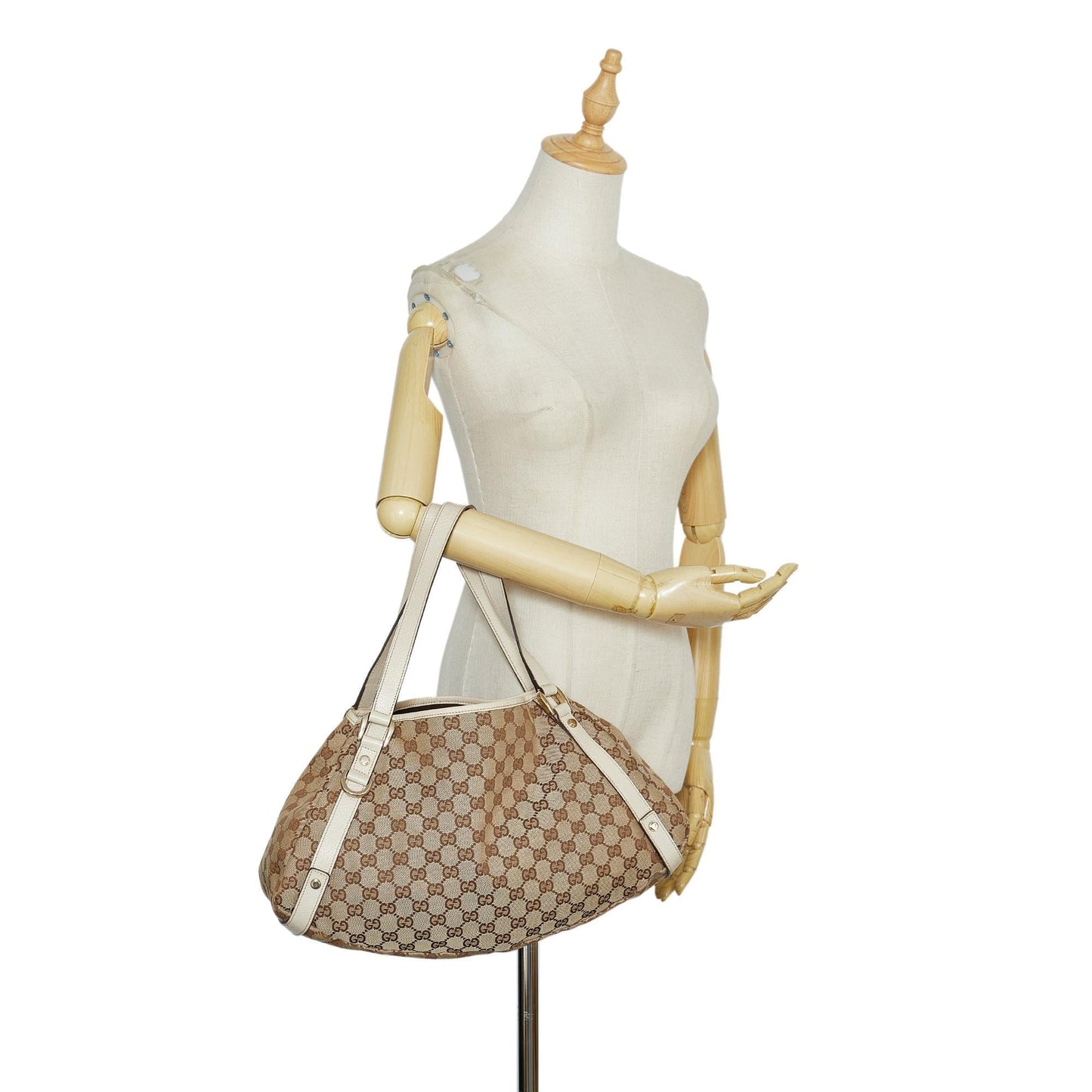 Gucci GG Canvas Abbey D-Ring Shoulder Bag (SHG-7lrnKn)