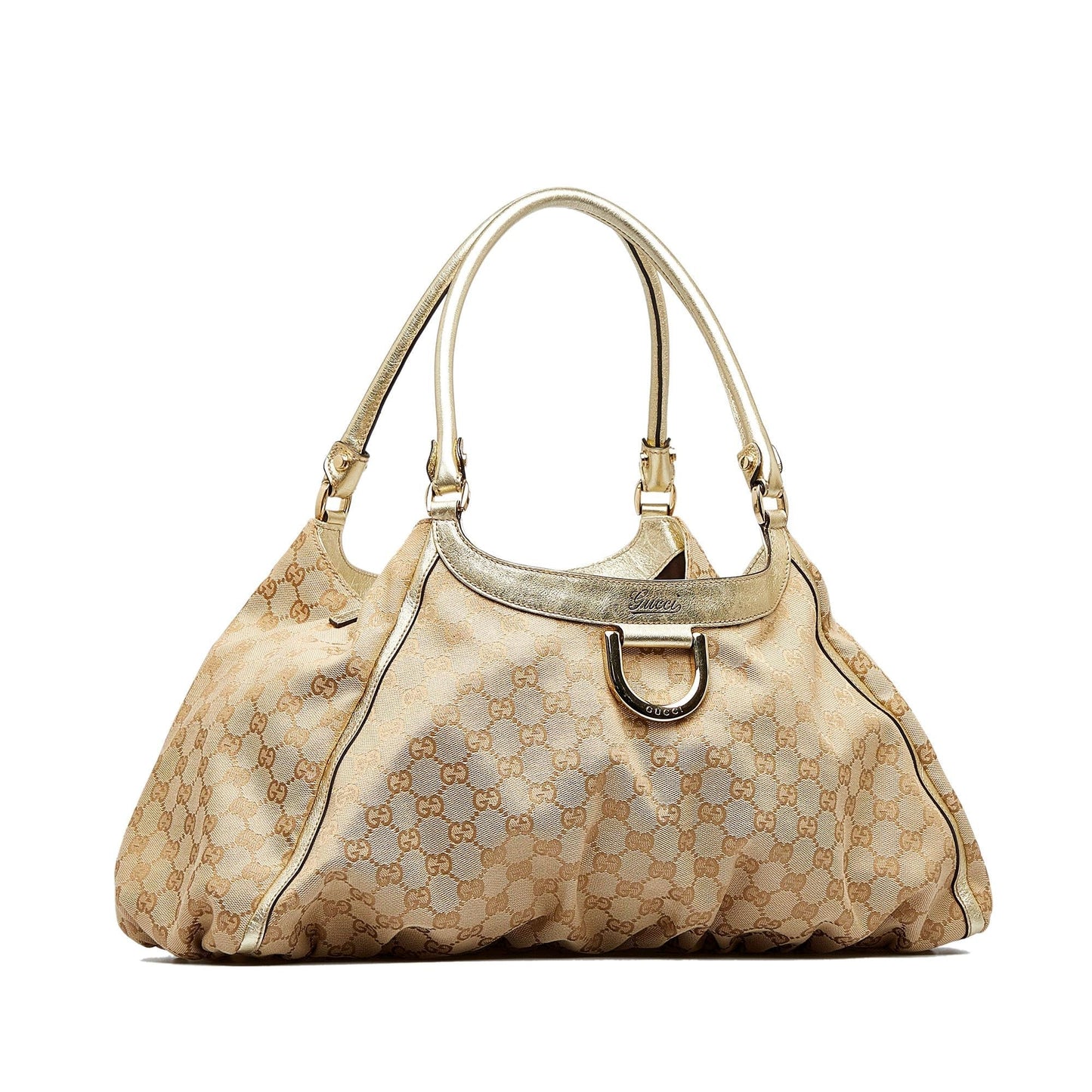 Gucci GG Canvas Abbey D-Ring Shoulder Bag (SHG-2AQsfI)