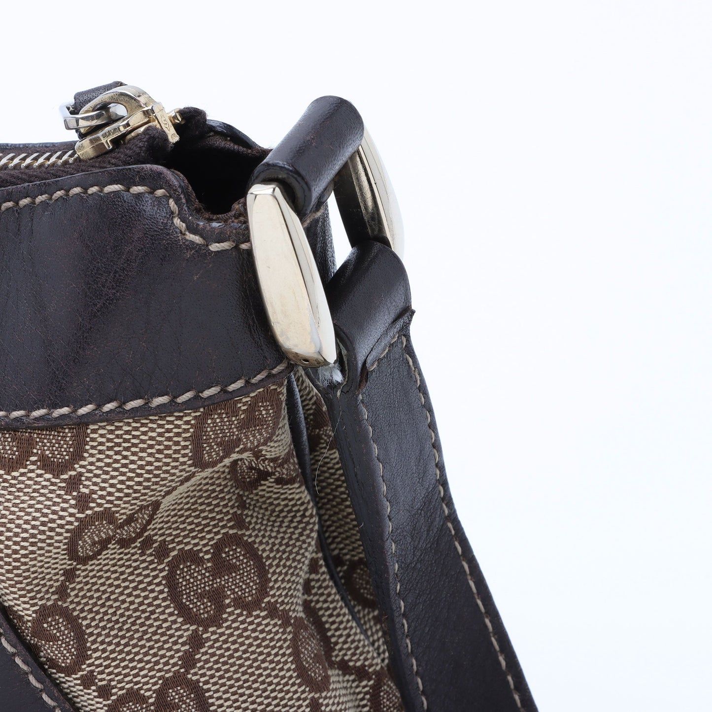 Gucci GG Canvas Abbey D Ring Small Crossbody Bag (SHF-FW1BDF)