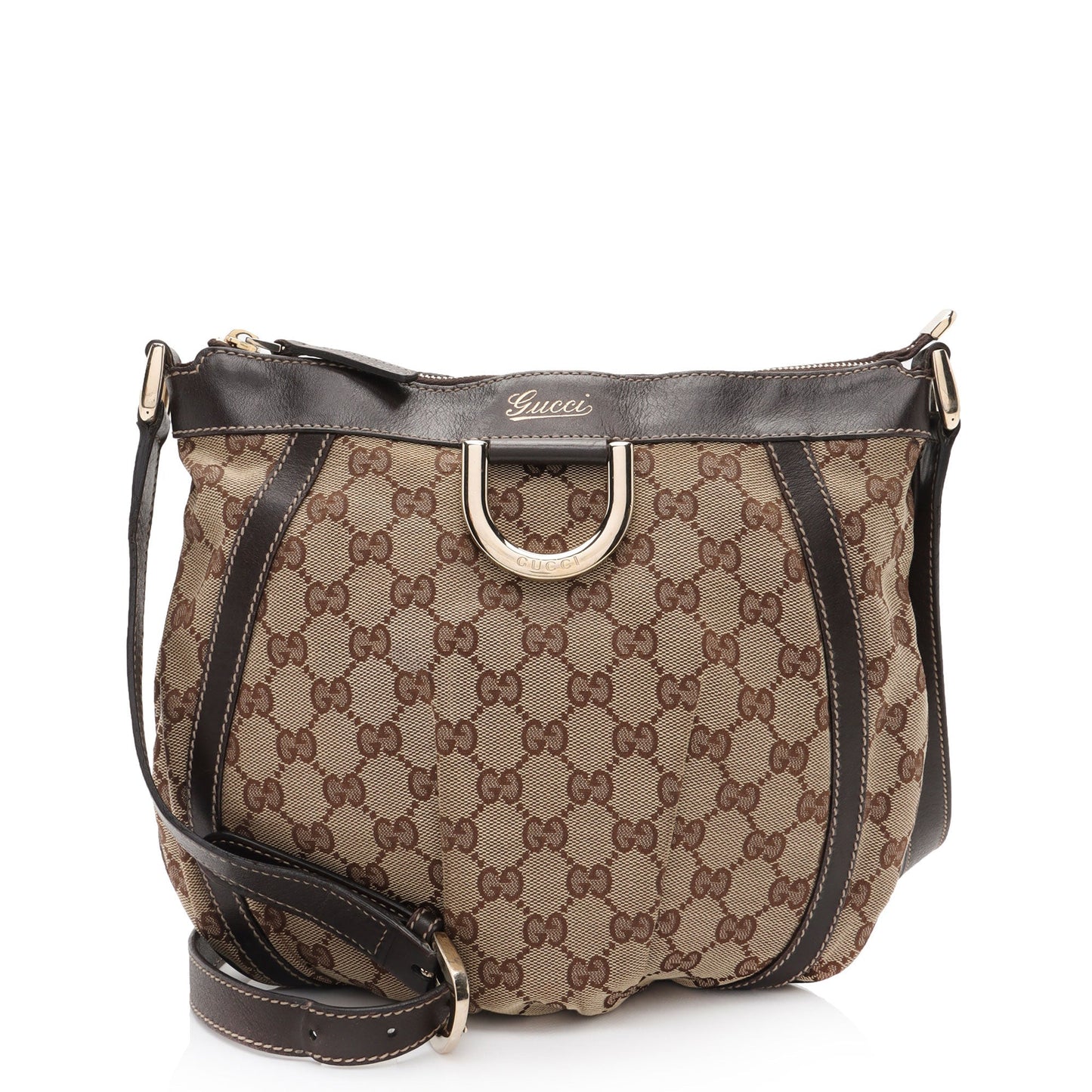 Gucci GG Canvas Abbey D Ring Small Crossbody Bag (SHF-FW1BDF)