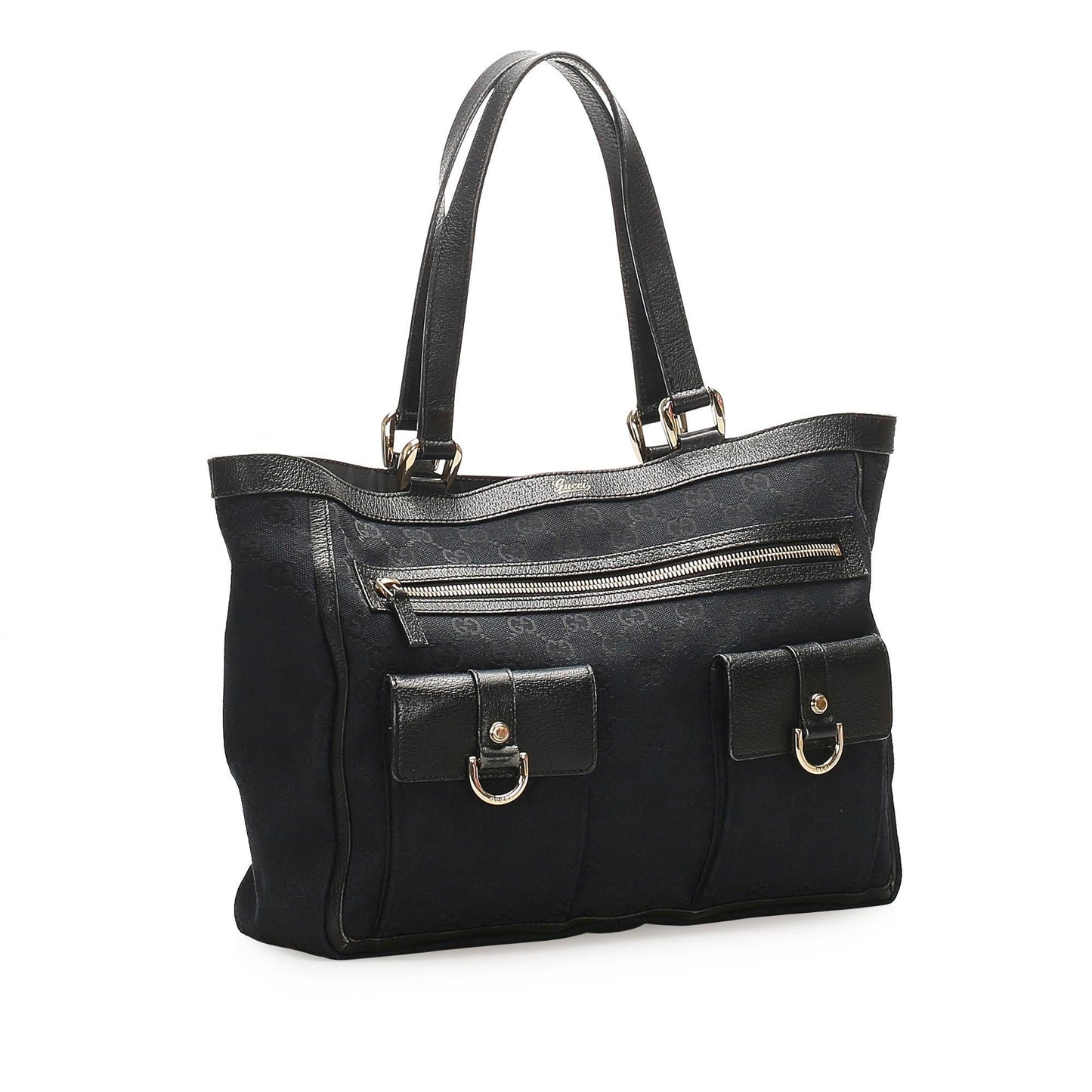 Gucci GG Canvas Abbey D Ring Tote Bag (SHG-14659)