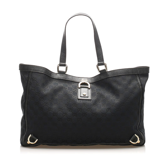 Gucci GG Canvas Abbey D- Ring Tote Bag (SHG-15204)
