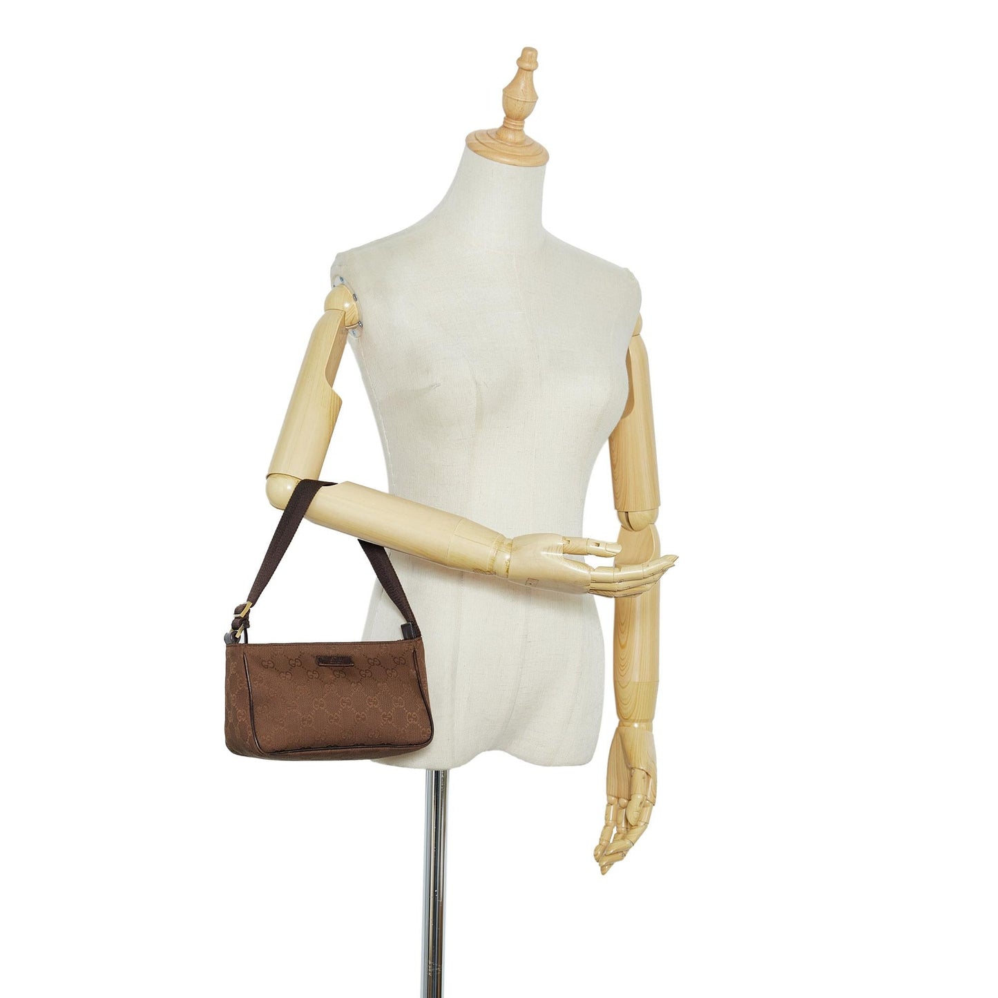 Gucci GG Canvas Baguette (SHG-5aysgm)