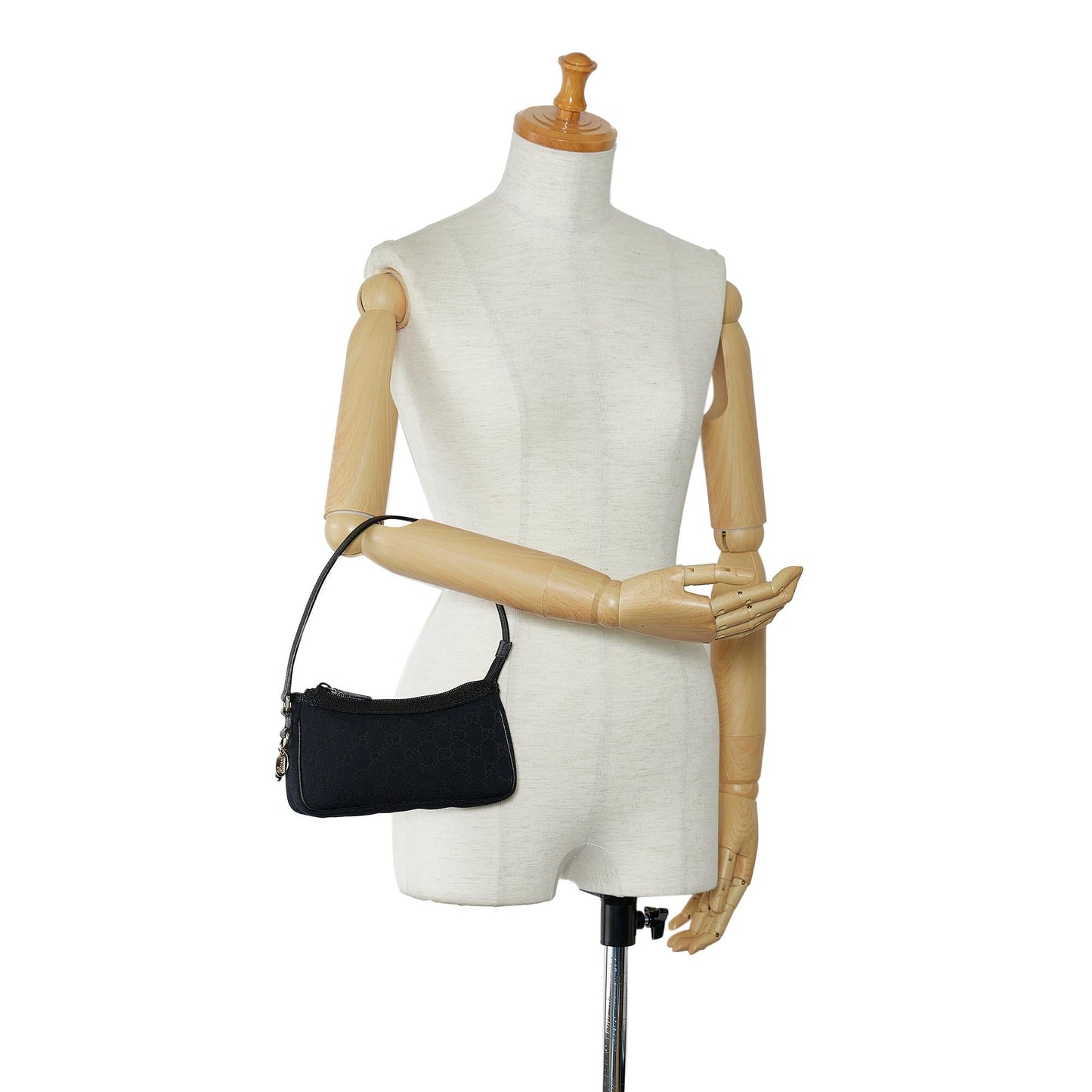 Gucci GG Canvas Baguette (SHG-onJKx6)
