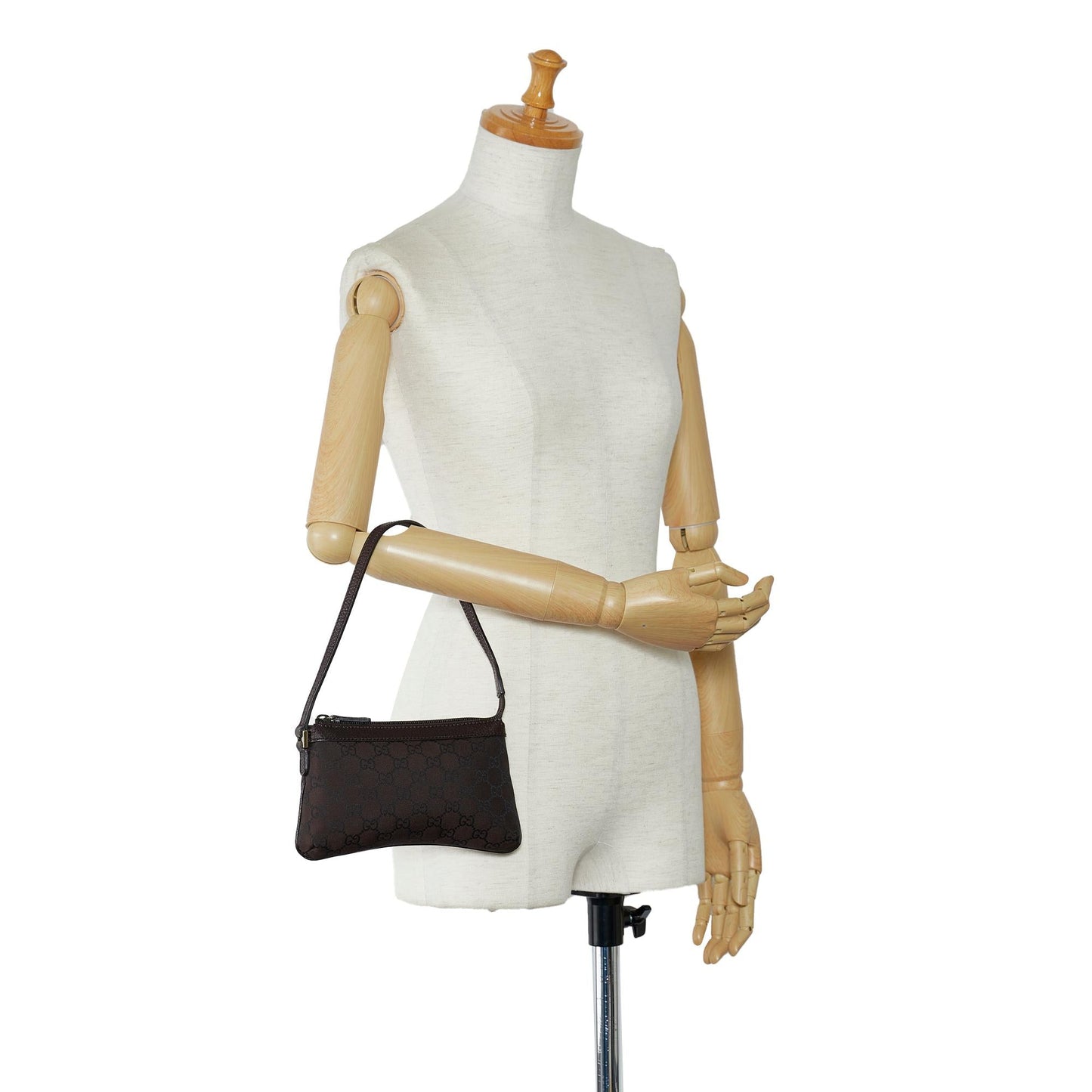 Gucci GG Canvas Baguette (SHG-KyN01i)