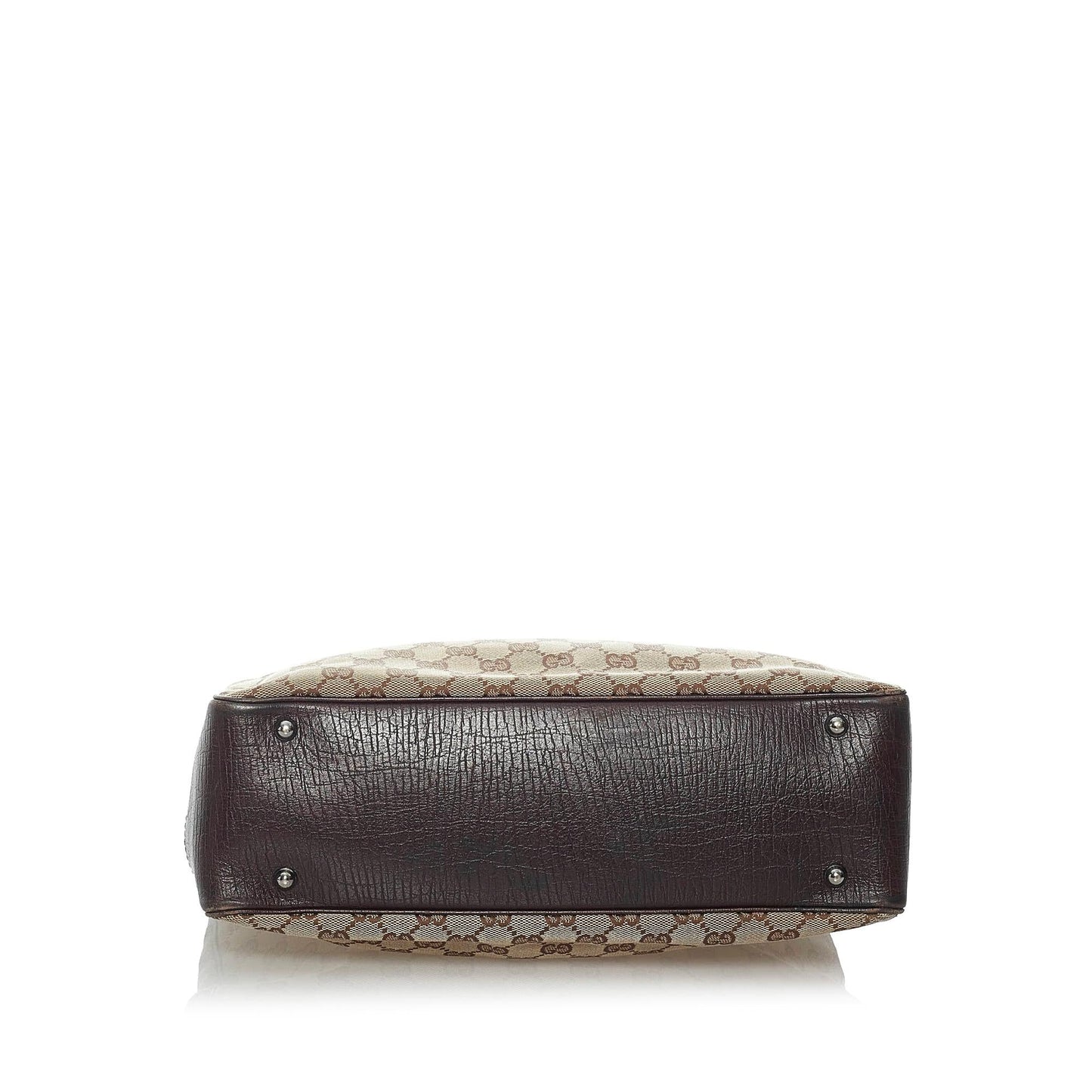 Gucci GG Canvas Bamboo Handbag