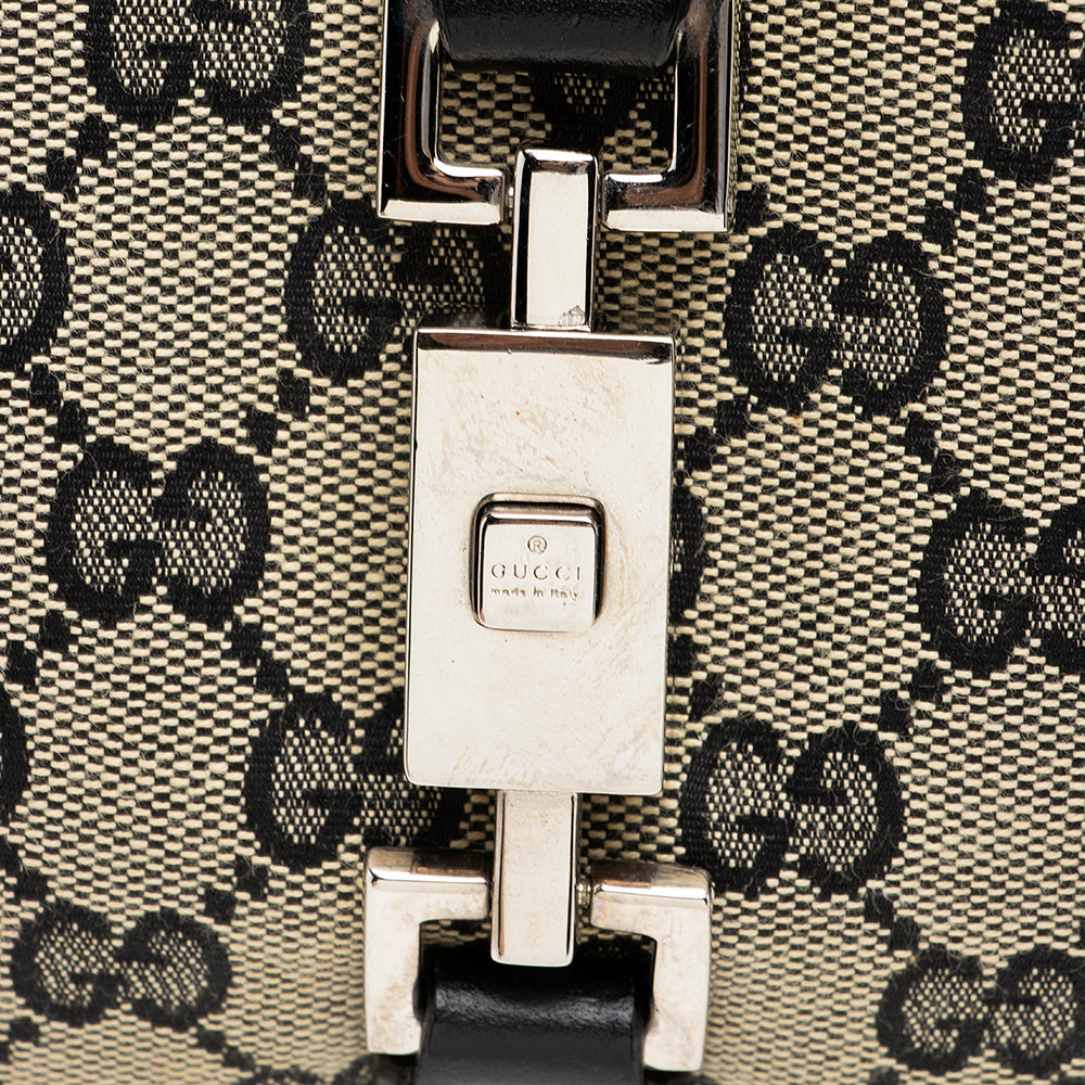 Gucci GG Canvas Bardot Satchel