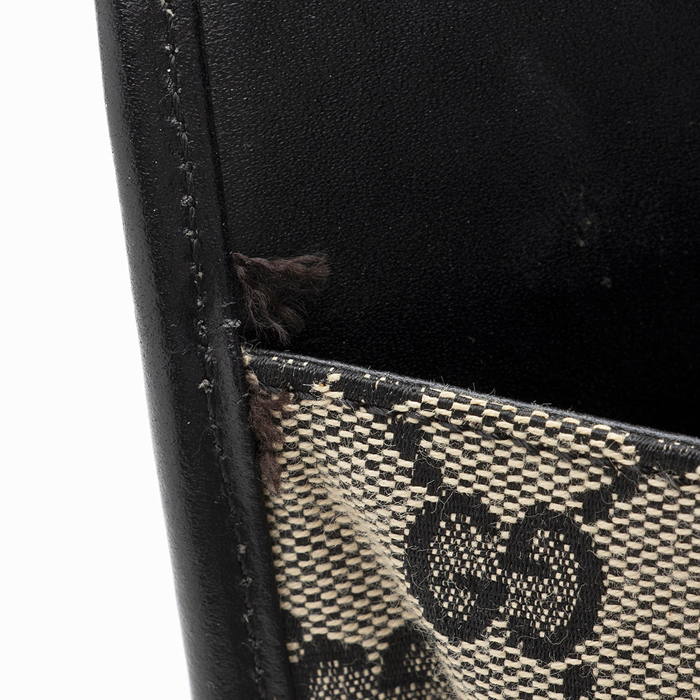 Gucci GG Canvas Bardot Satchel