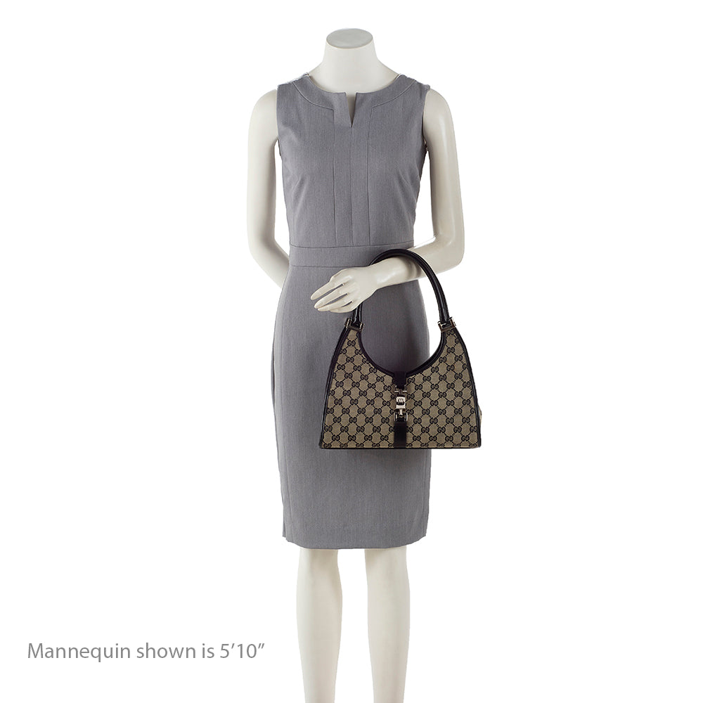 Gucci GG Canvas Bardot Satchel