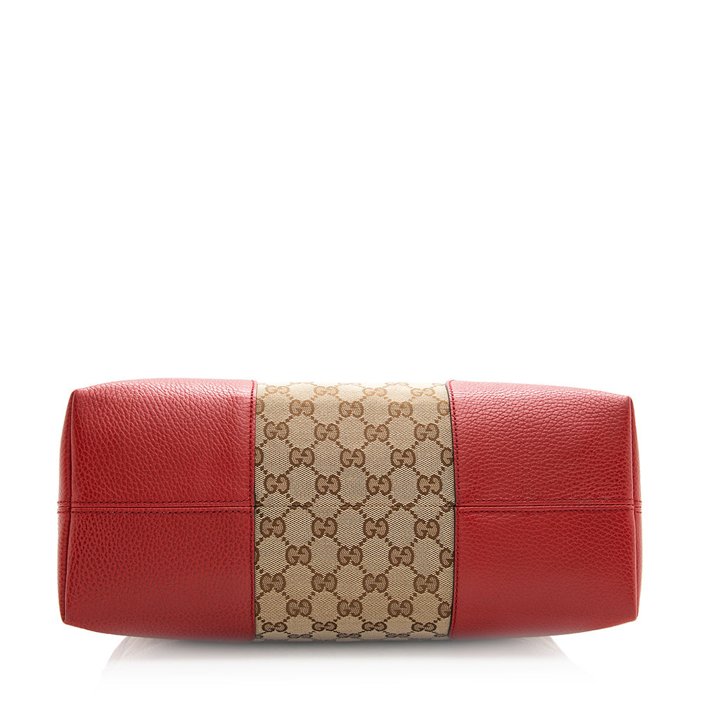 Gucci GG Canvas Bree Dome Shoulder Bag