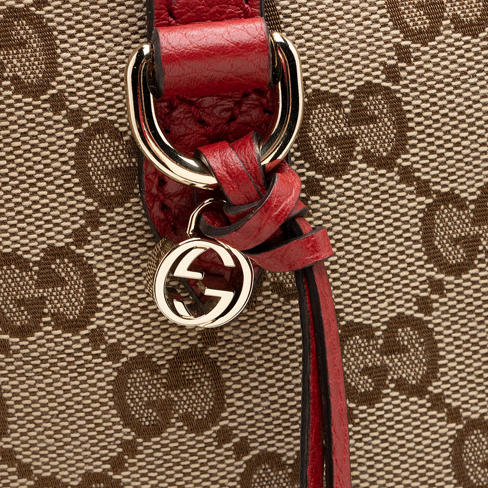 Gucci GG Canvas Bree Dome Shoulder Bag