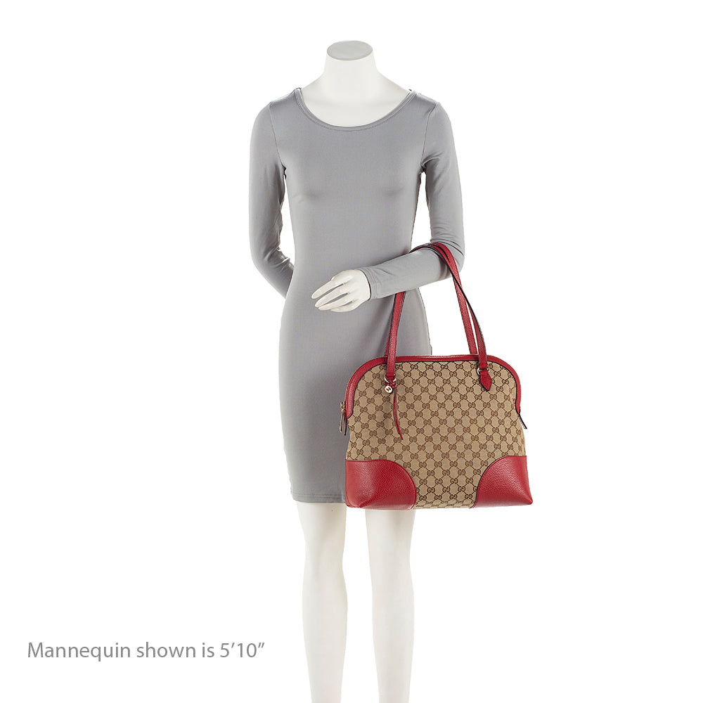 Gucci GG Canvas Bree Dome Shoulder Bag