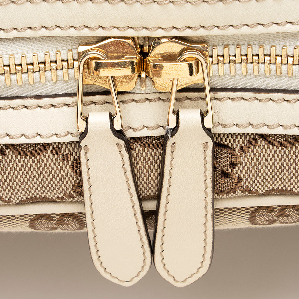 Gucci GG Canvas Britt Satchel