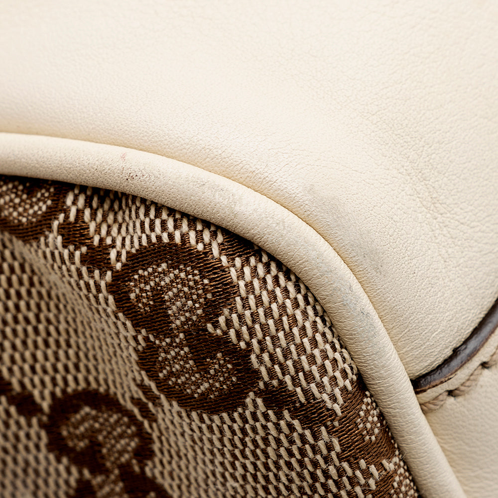 Gucci GG Canvas Britt Satchel