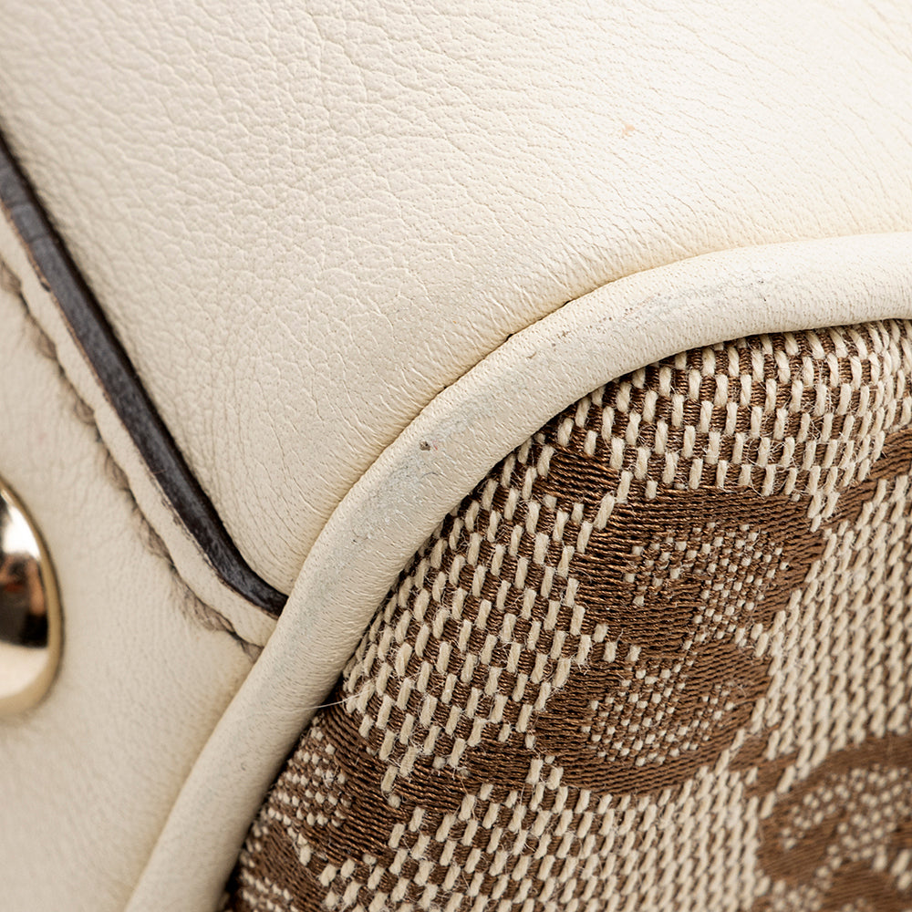 Gucci GG Canvas Britt Satchel