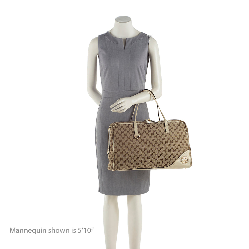 Gucci GG Canvas Britt Satchel