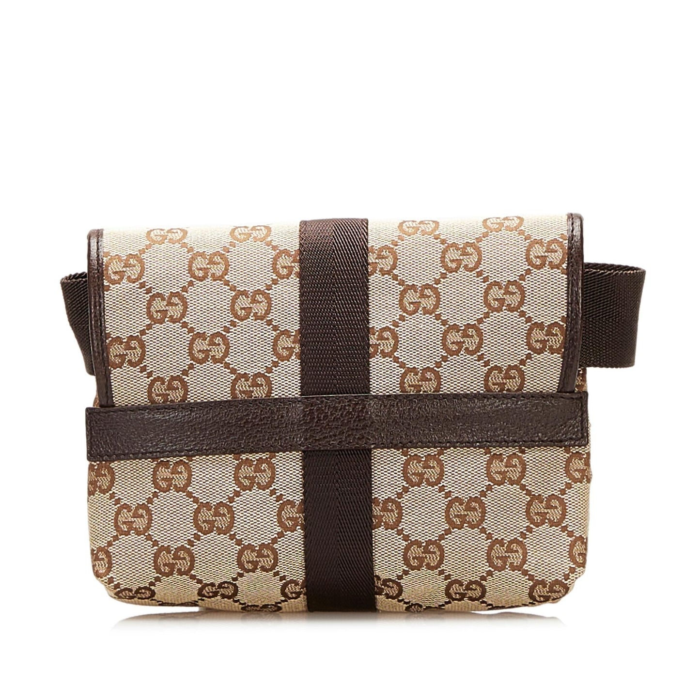 Gucci GG Canvas Buckle Belt Bag