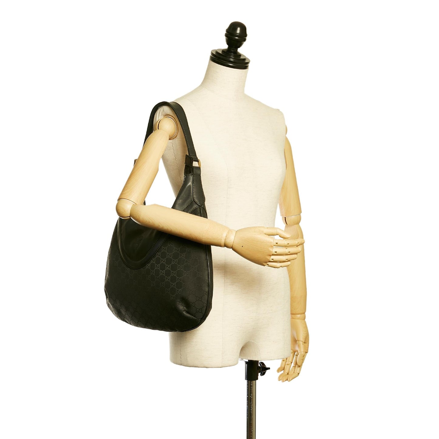 Gucci GG Canvas Crest Hobo Bag