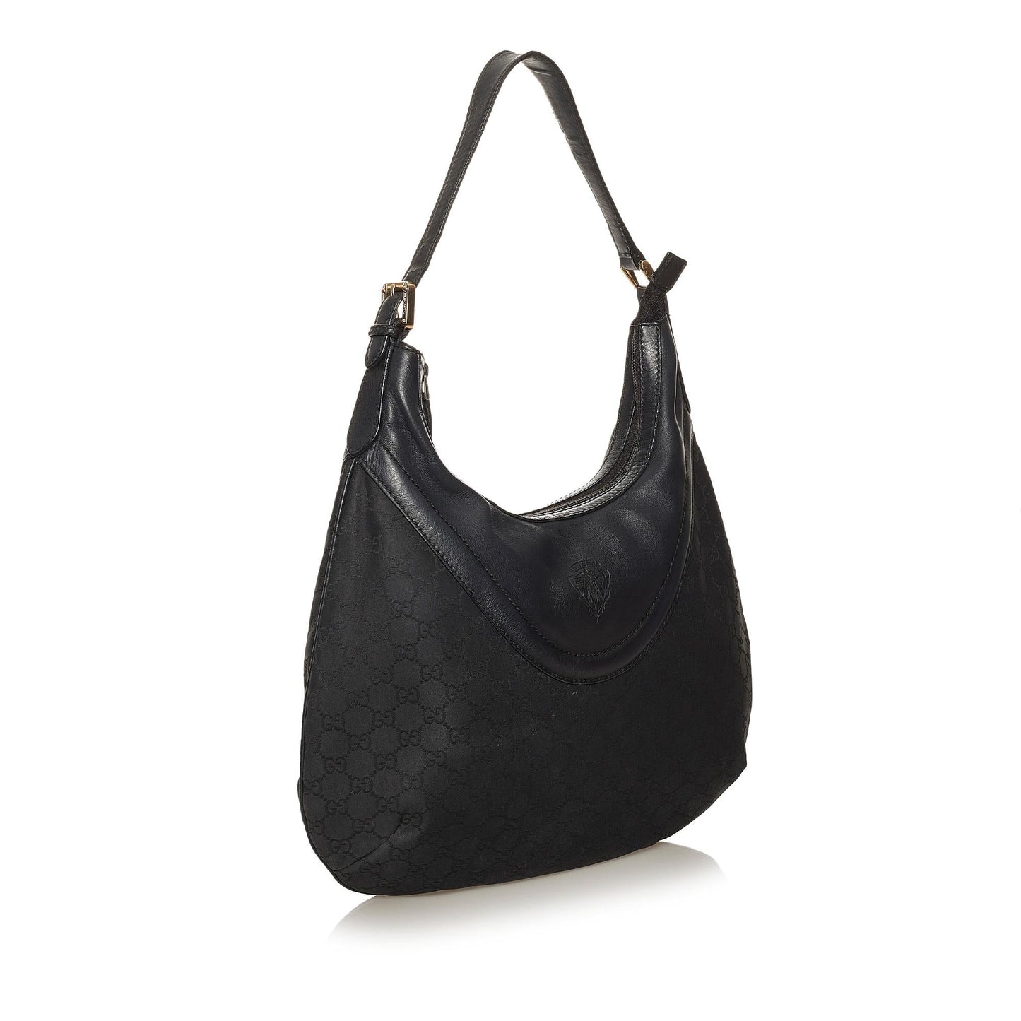 Gucci GG Canvas Crest Hobo Bag