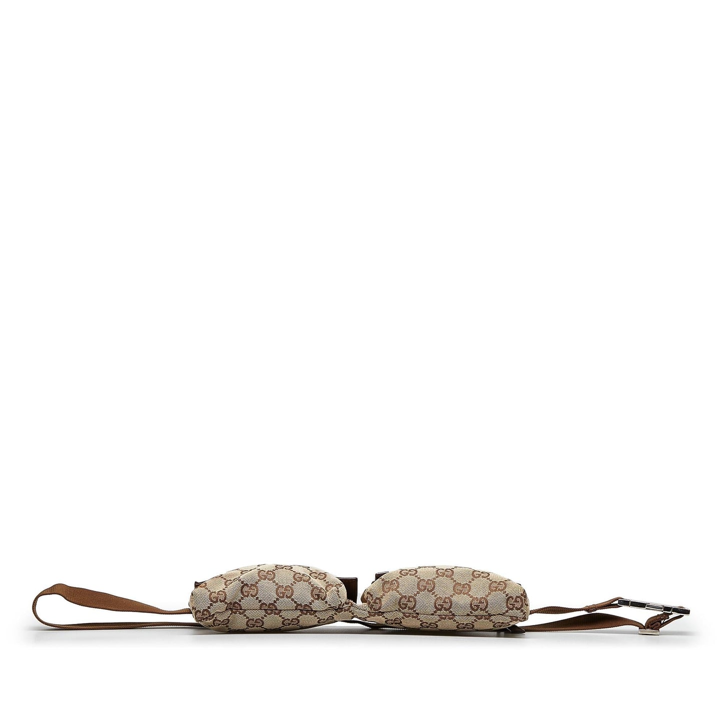 Gucci GG Canvas Double Pocket Belt Bag (SHG-SGCRHa)